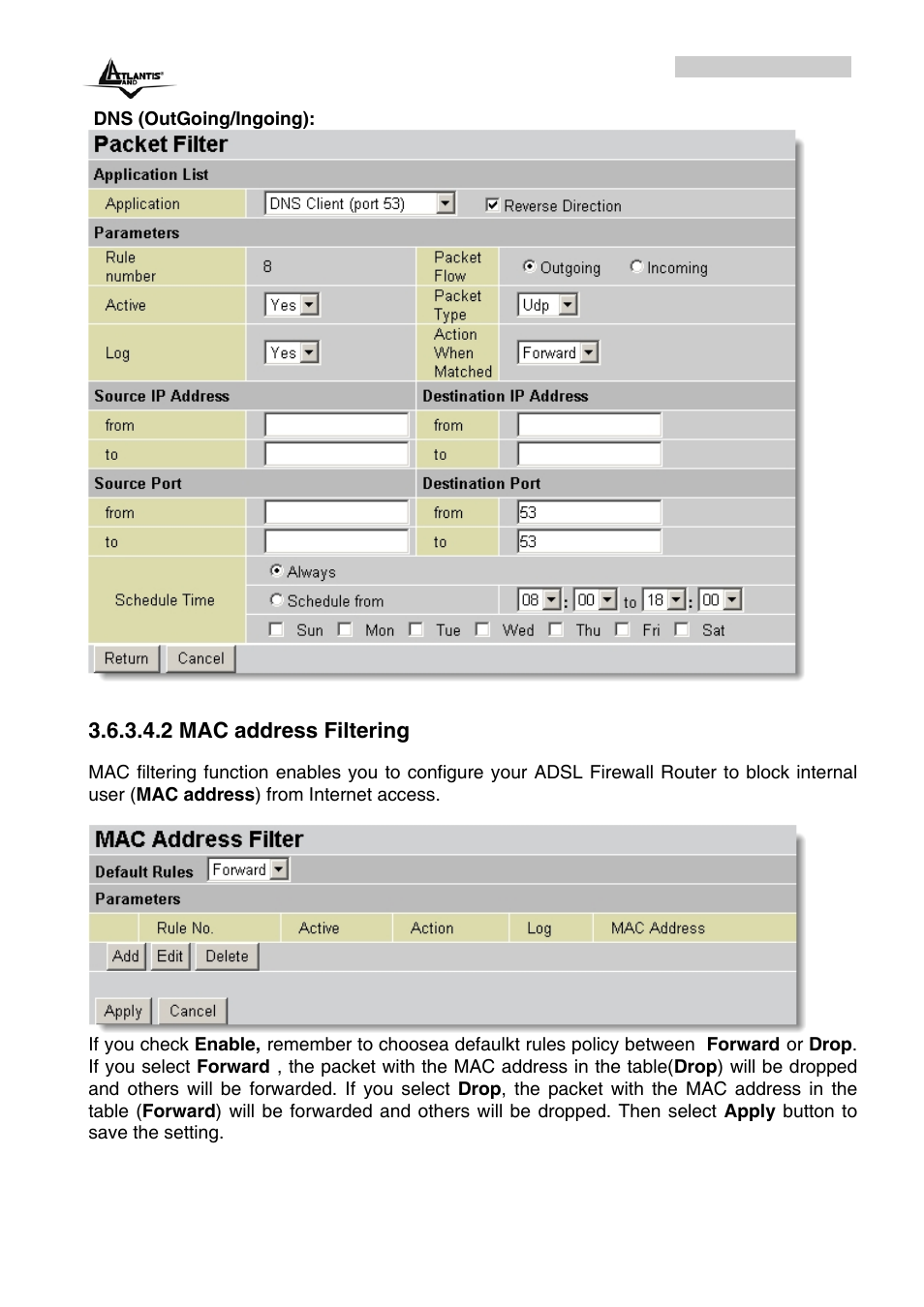 Atlantis Land A02-RA243-W54M_ME01 User Manual | Page 57 / 88