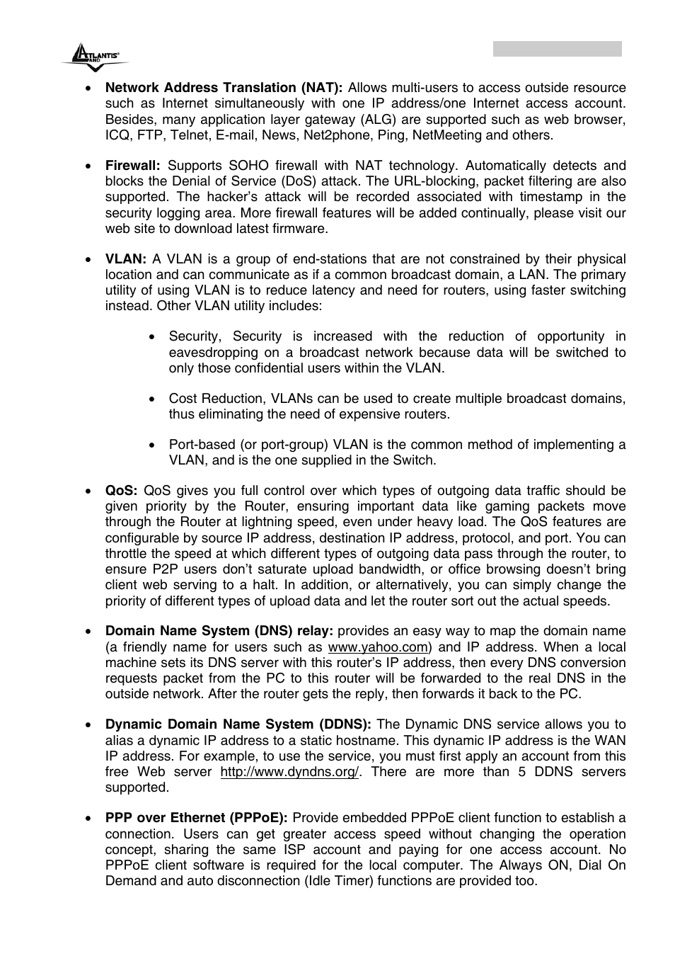 Atlantis Land A02-RA243-W54M_ME01 User Manual | Page 9 / 88