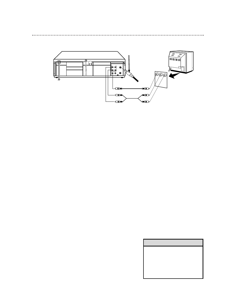 10 hookups with a stereo tv | Philips VRX360AT User Manual | Page 10 / 56