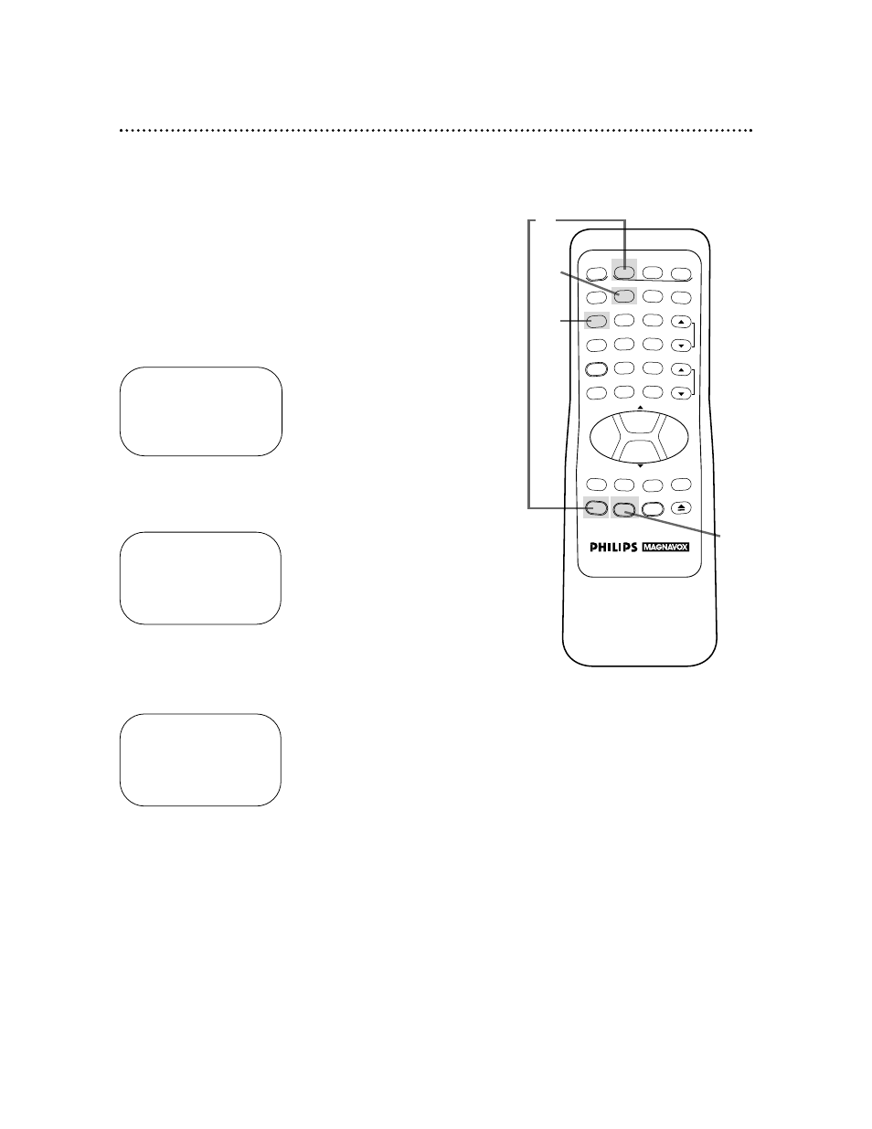 16 daylight-saving time selection, Daylight-saving time selection | Philips VRX360AT User Manual | Page 16 / 56