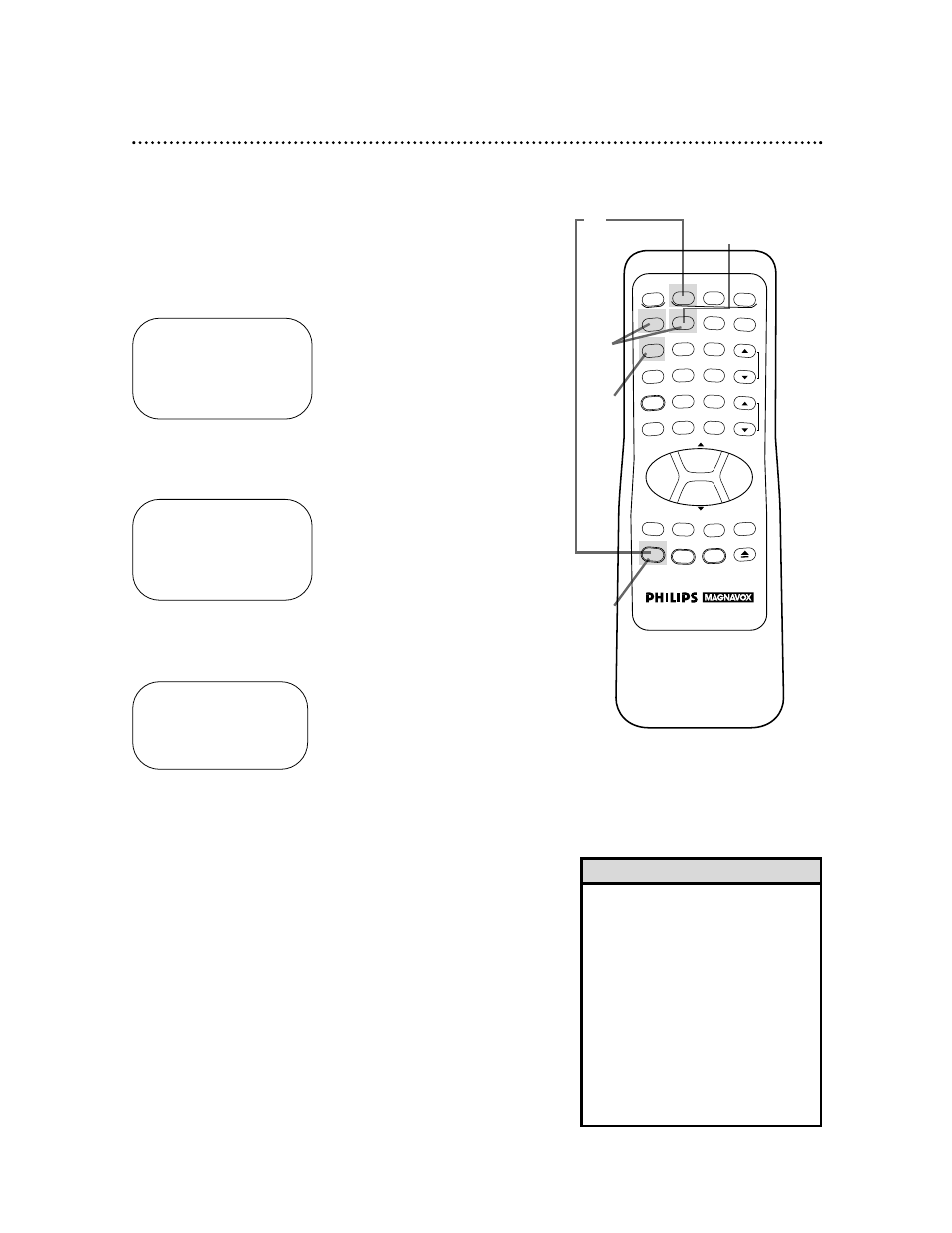 Language selection 17 | Philips VRX360AT User Manual | Page 17 / 56