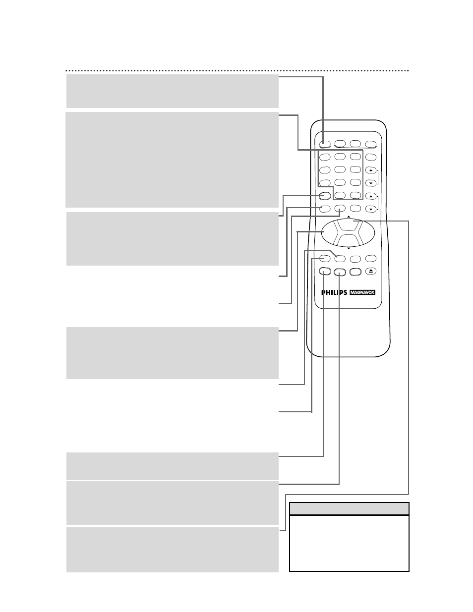 20 remote control buttons, Helpful hint | Philips VRX360AT User Manual | Page 20 / 56