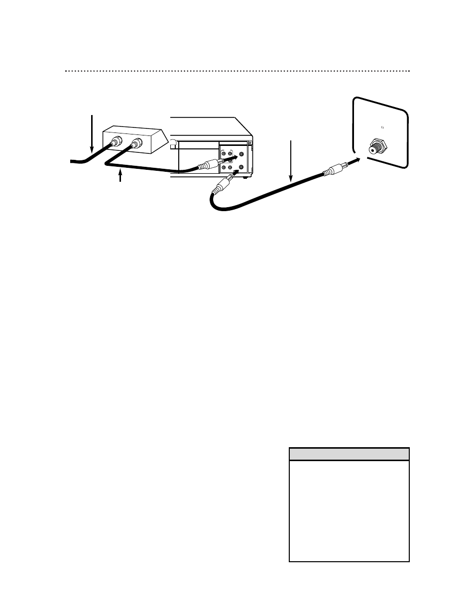 8 hookups with a cable box | Philips VRX360AT User Manual | Page 8 / 56