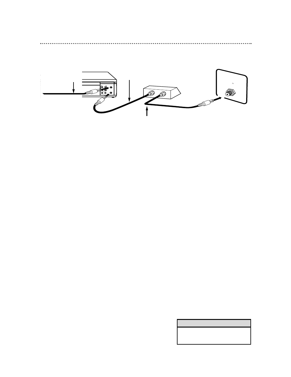 Hookups with a cable box (cont’d) 9 | Philips VRX360AT User Manual | Page 9 / 56