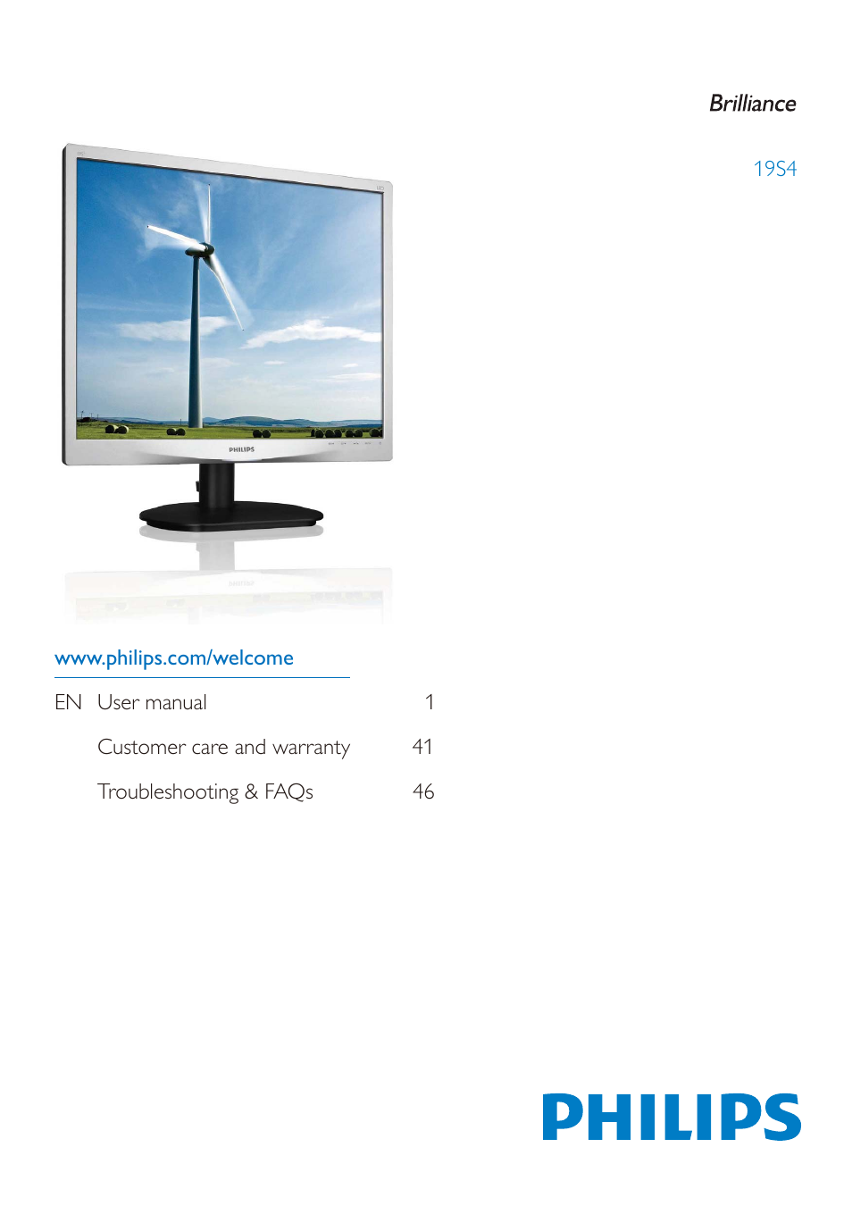 Philips 19S4LSB-27 User Manual | 54 pages