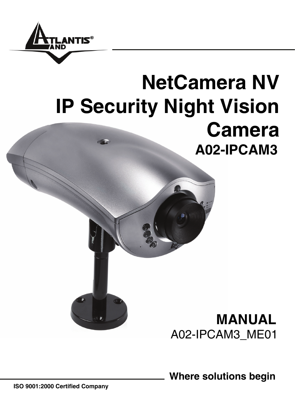 Atlantis Land A02-IPCAM3_ME01 User Manual | 79 pages