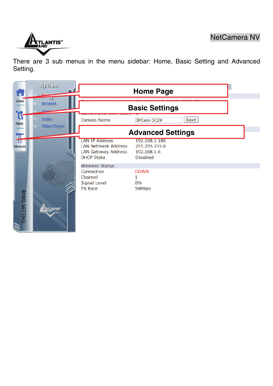 Atlantis Land A02-IPCAM3_ME01 User Manual | Page 26 / 79