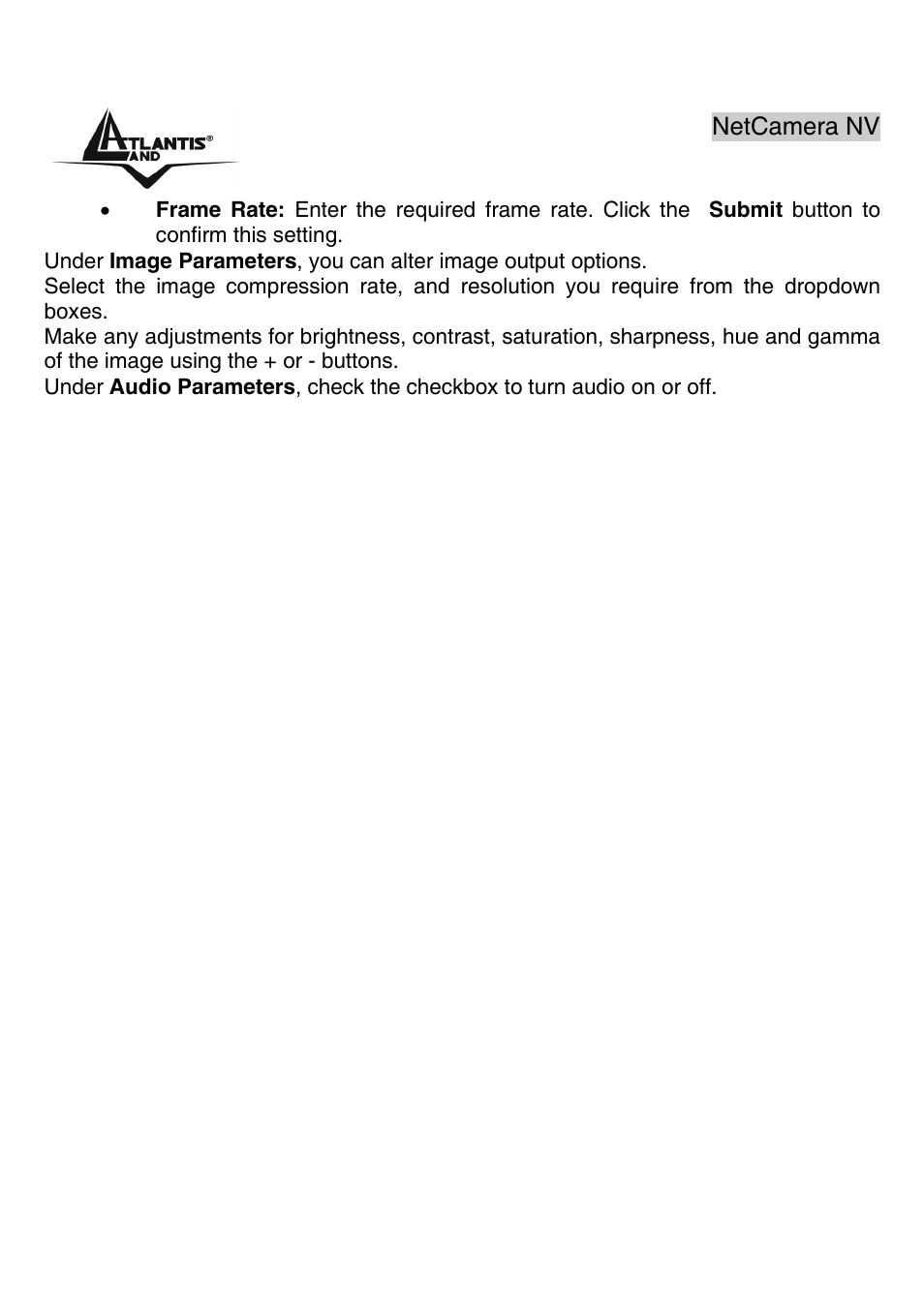 Atlantis Land A02-IPCAM3_ME01 User Manual | Page 40 / 79