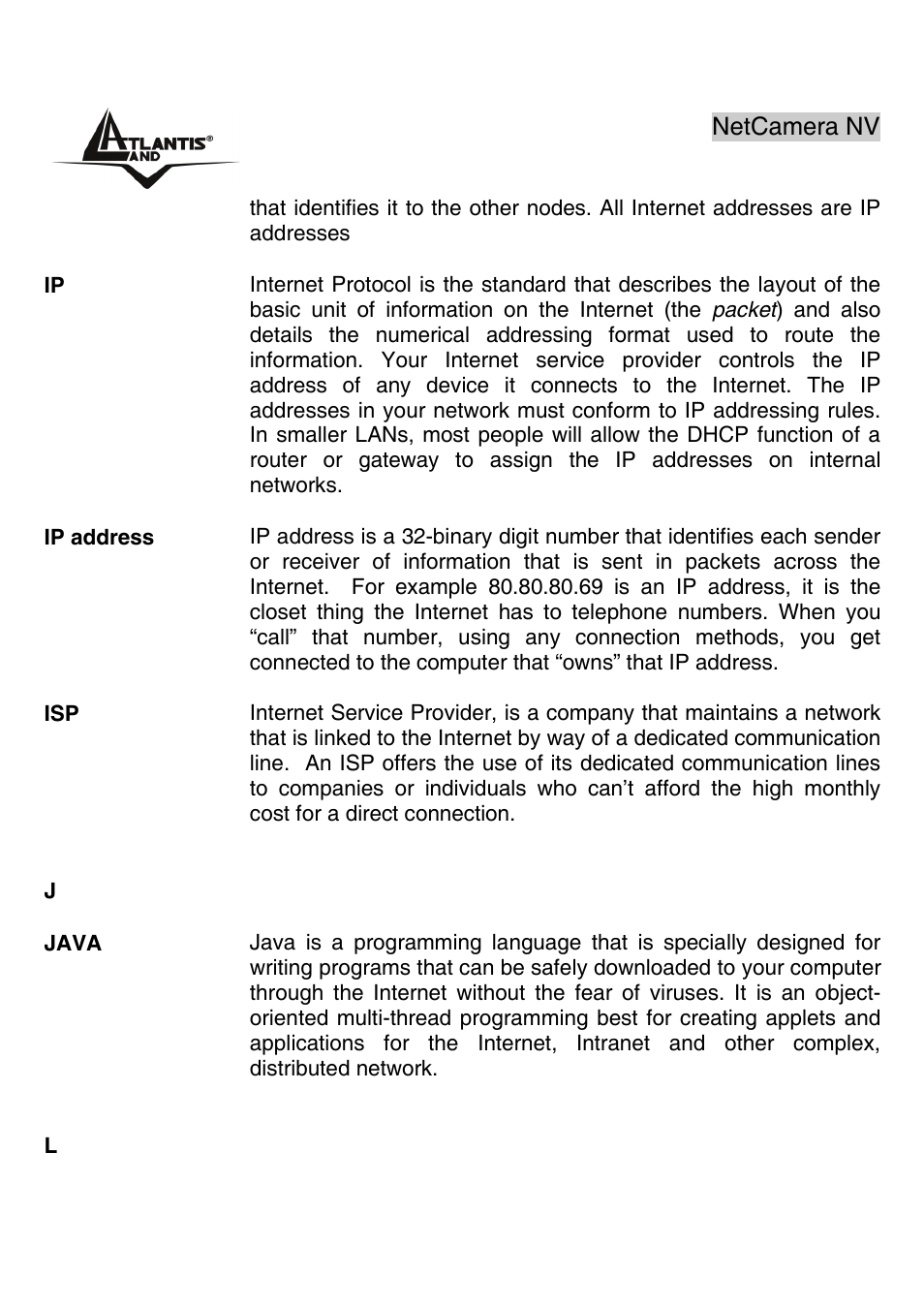 Atlantis Land A02-IPCAM3_ME01 User Manual | Page 70 / 79
