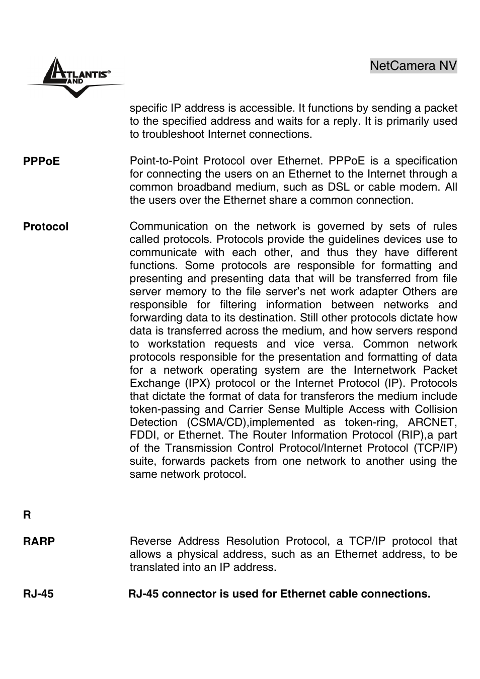 Atlantis Land A02-IPCAM3_ME01 User Manual | Page 72 / 79