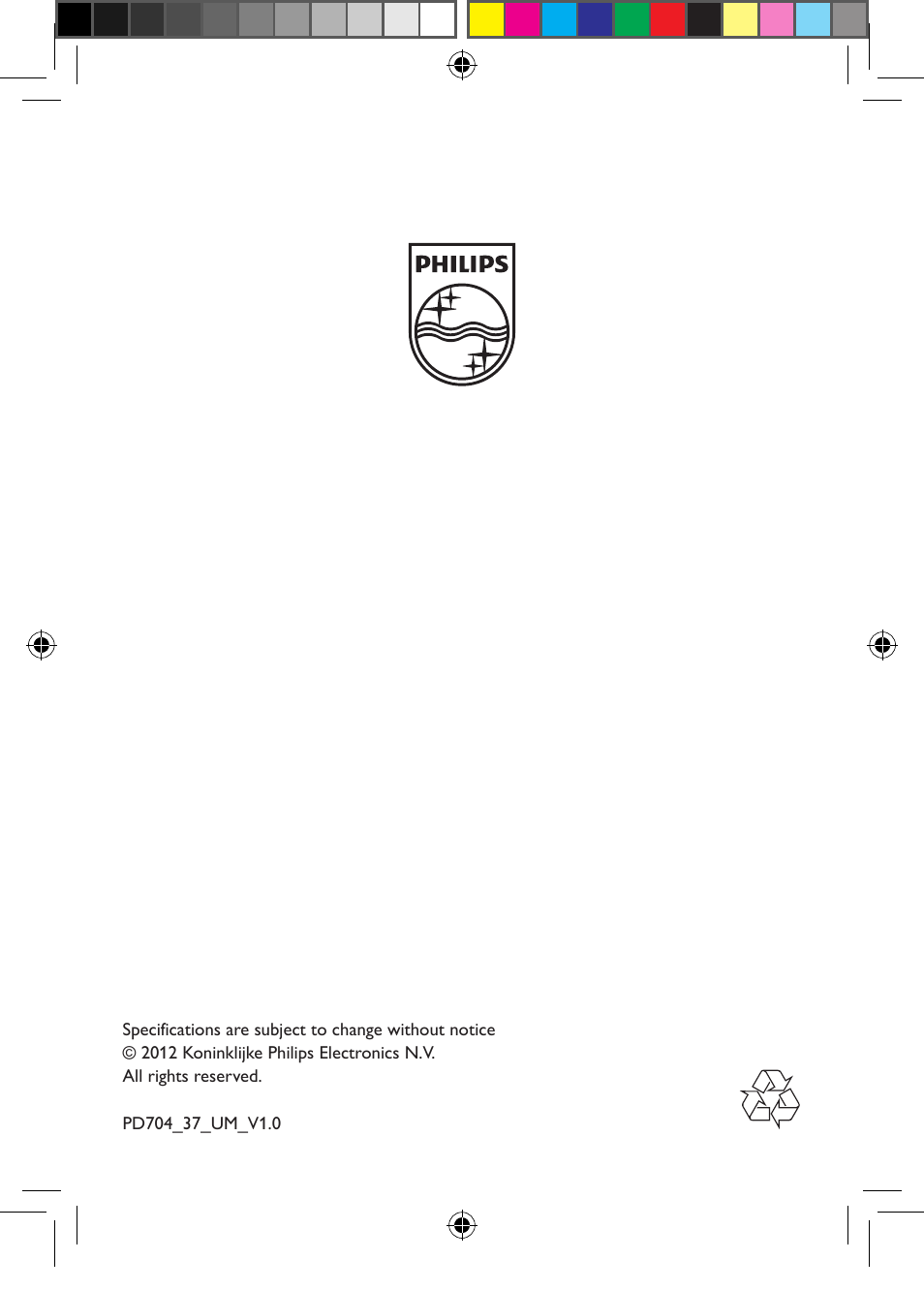 Philips PD704-37 User Manual | Page 24 / 24