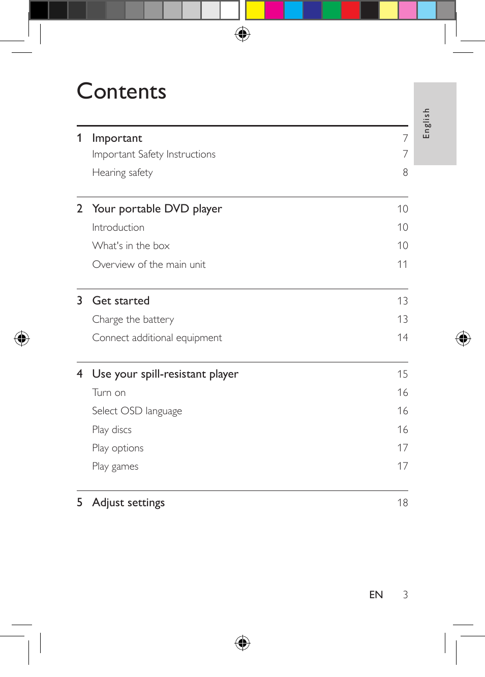 Philips PD704-37 User Manual | Page 3 / 24