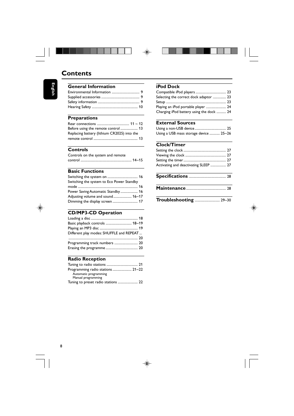 Philips MCM704D-37 User Manual | Page 8 / 32