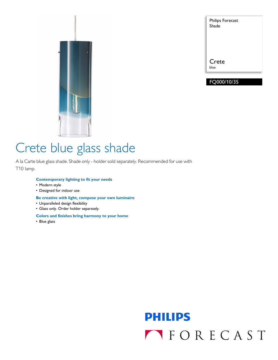 Philips FQ0001035 User Manual | 2 pages