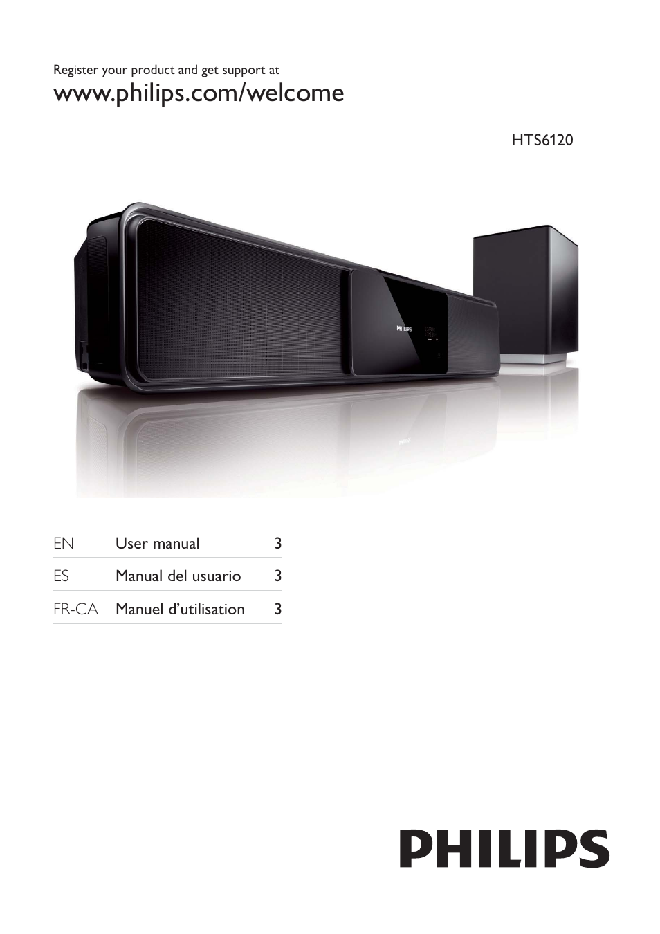 Philips HTS6120-37 User Manual | 52 pages