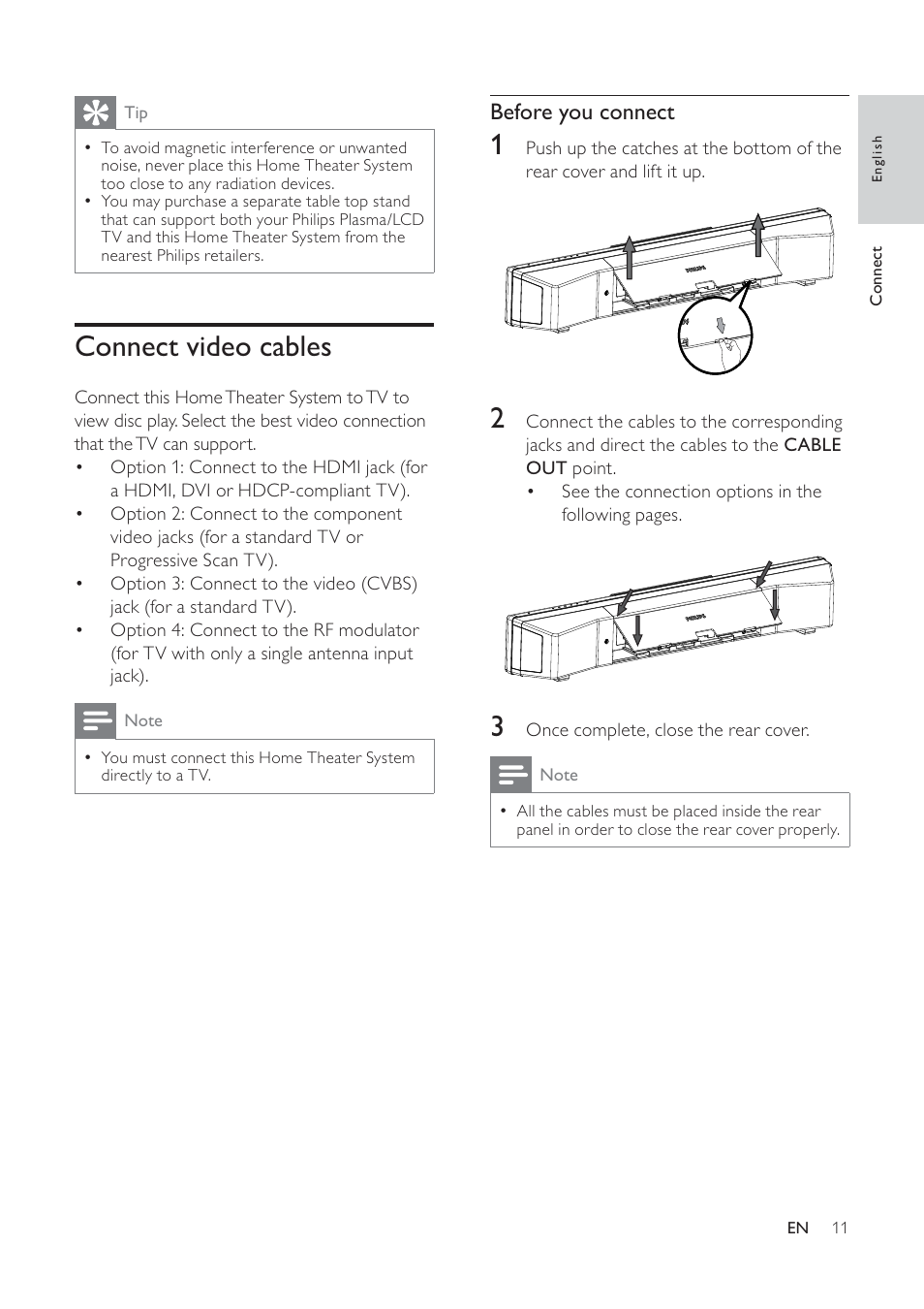Philips HTS6120-37 User Manual | Page 11 / 52
