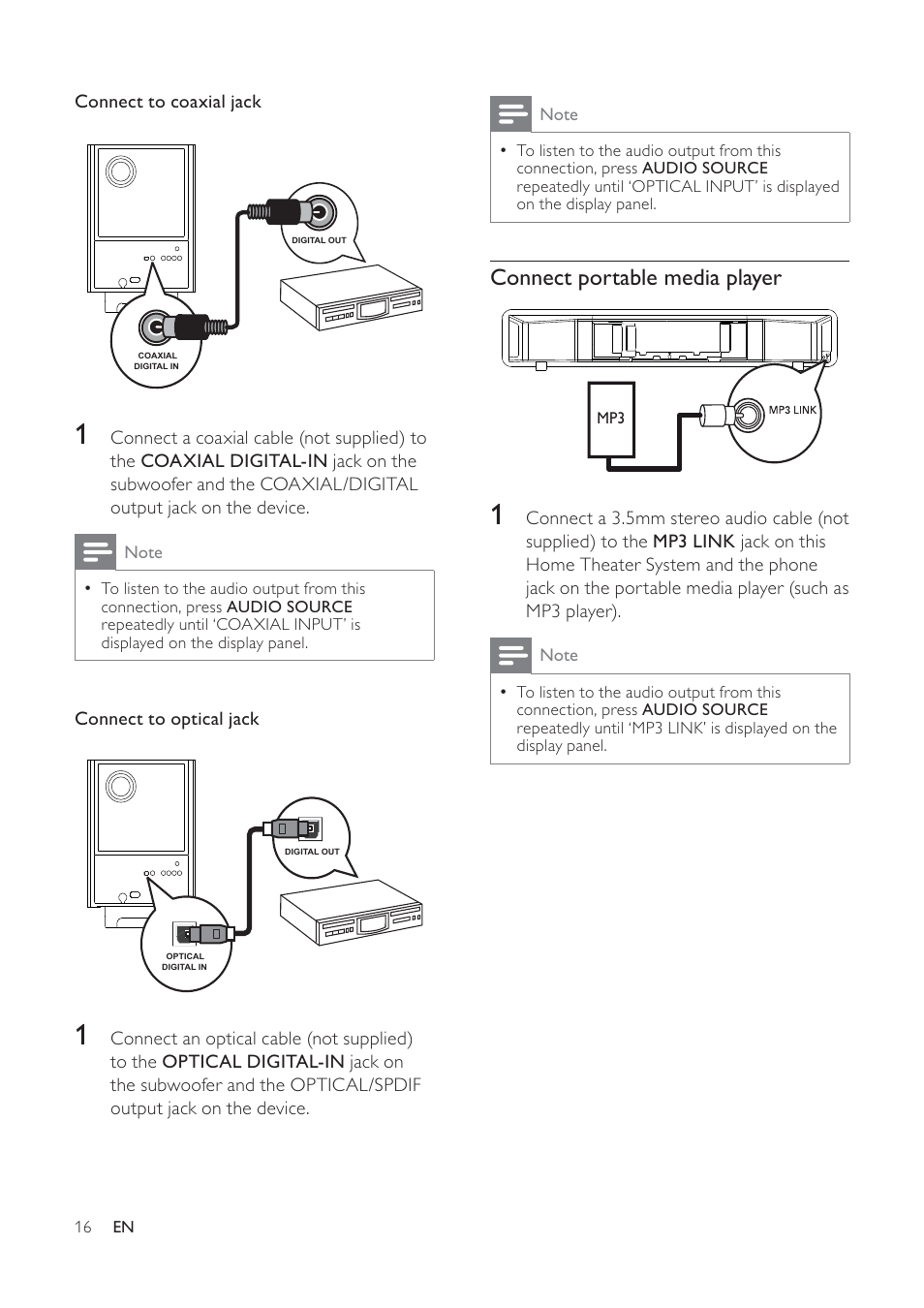 Philips HTS6120-37 User Manual | Page 16 / 52
