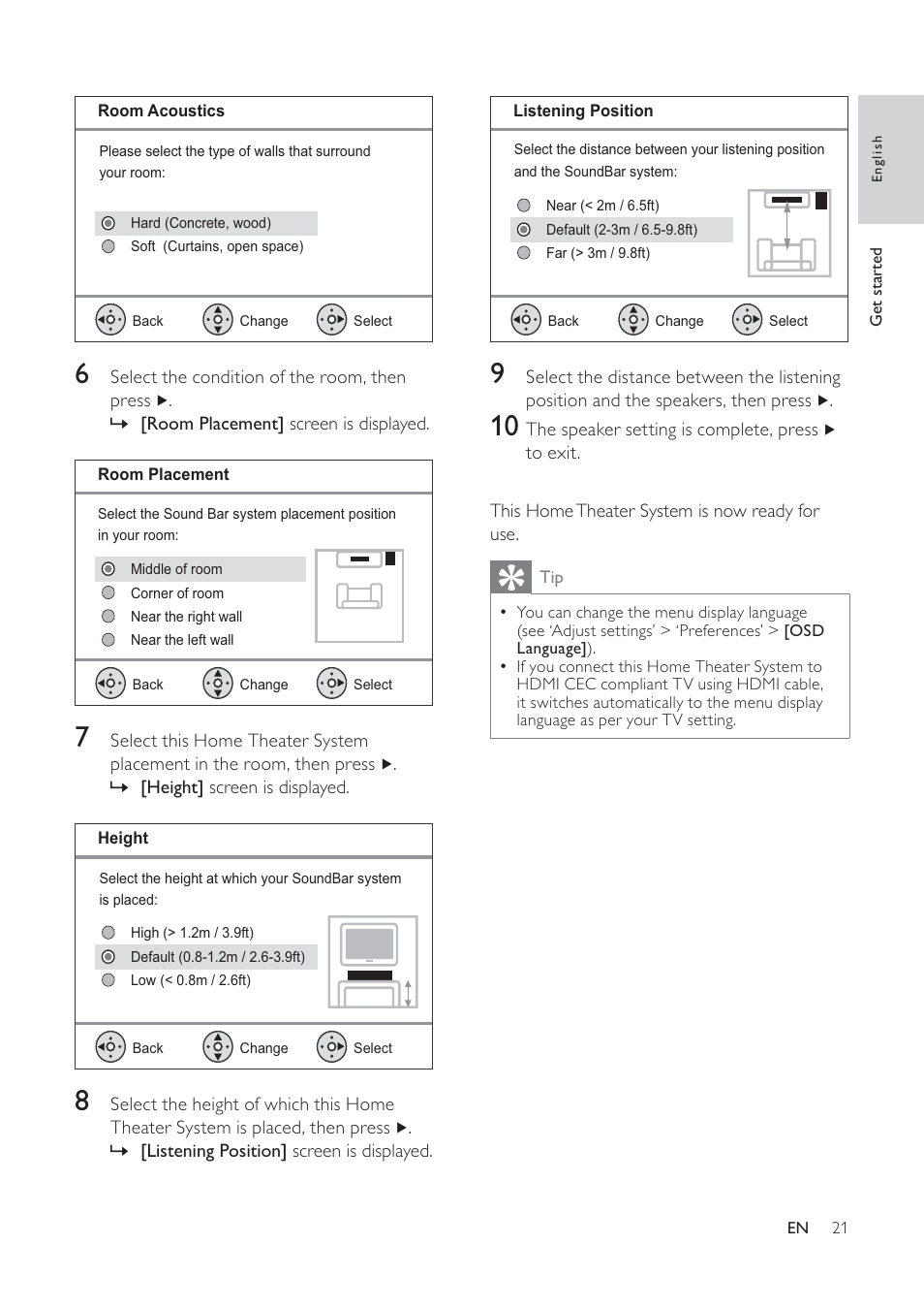 Philips HTS6120-37 User Manual | Page 21 / 52