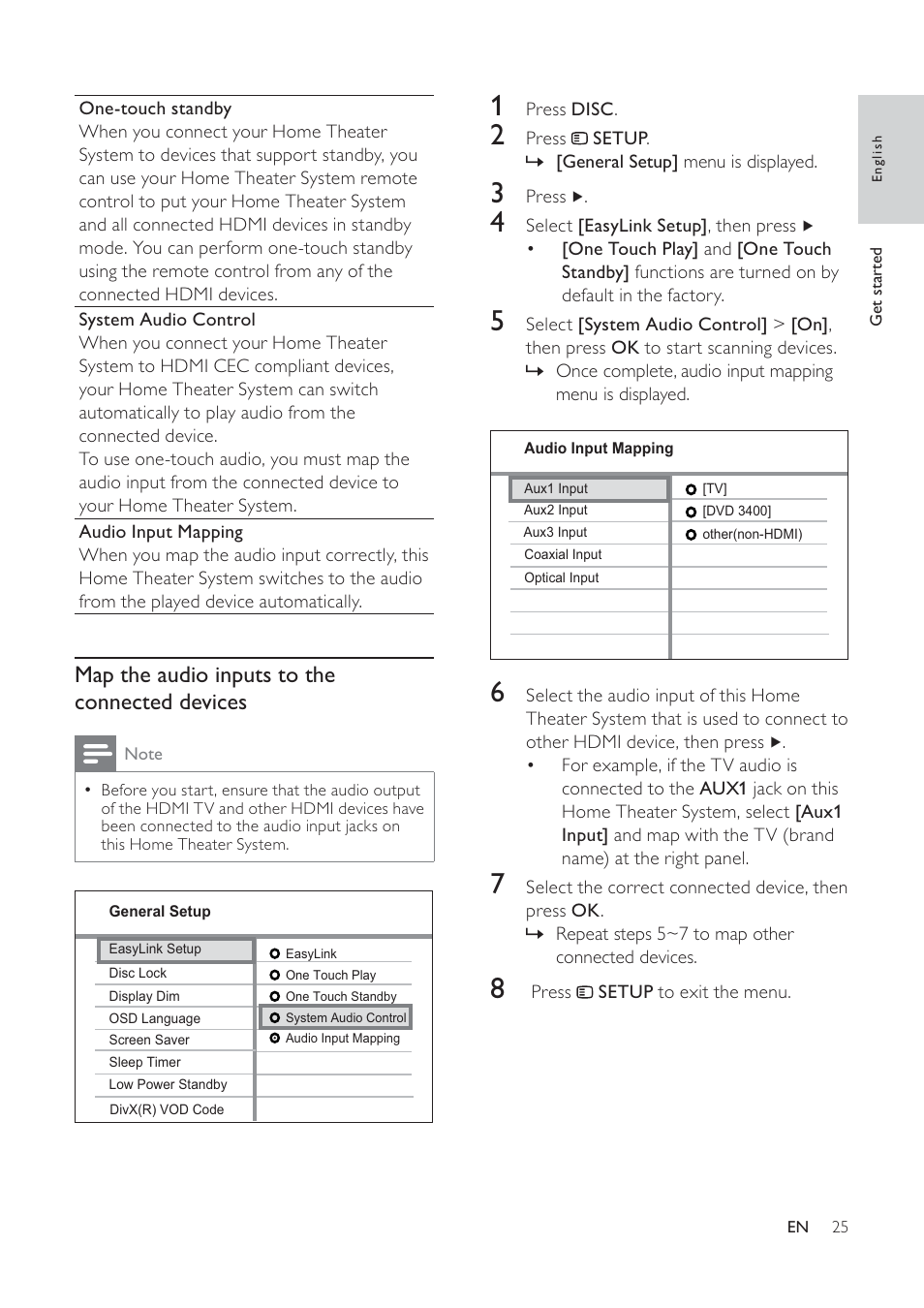 Philips HTS6120-37 User Manual | Page 25 / 52
