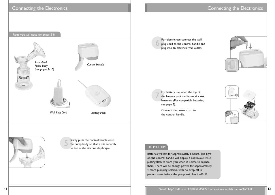 Connecting the electronics | Philips SCF312-01 User Manual | Page 7 / 39