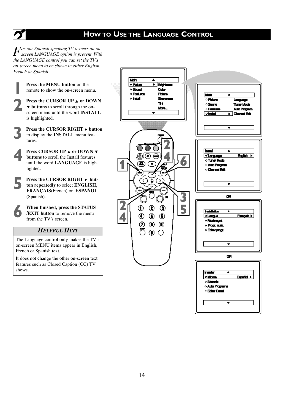 Philips 24PT6341-37E User Manual | Page 14 / 39
