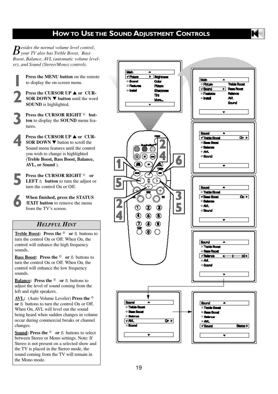 Philips 24PT6341-37E User Manual | Page 19 / 39