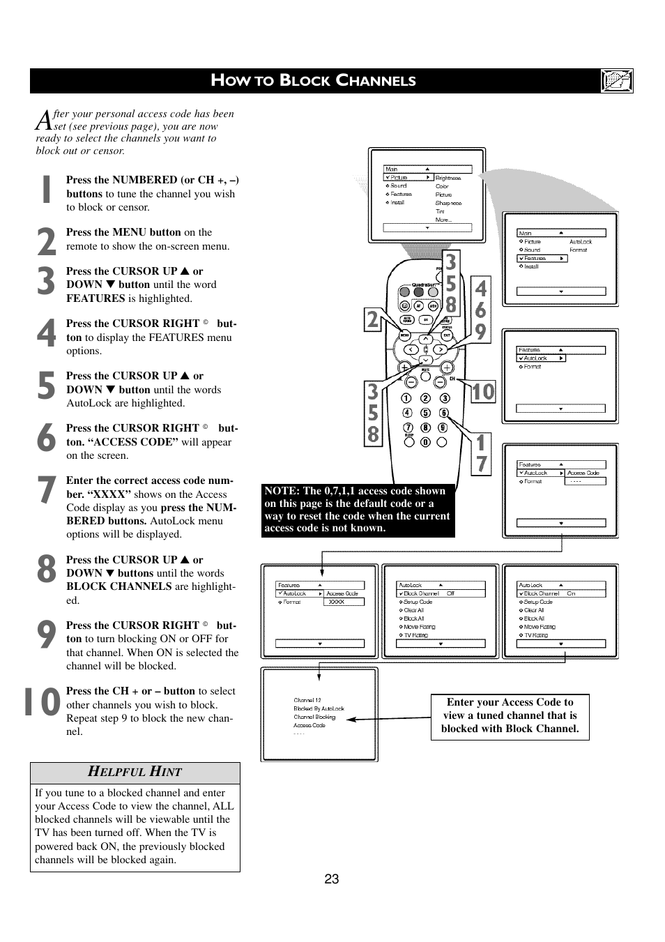 Philips 24PT6341-37E User Manual | Page 23 / 39