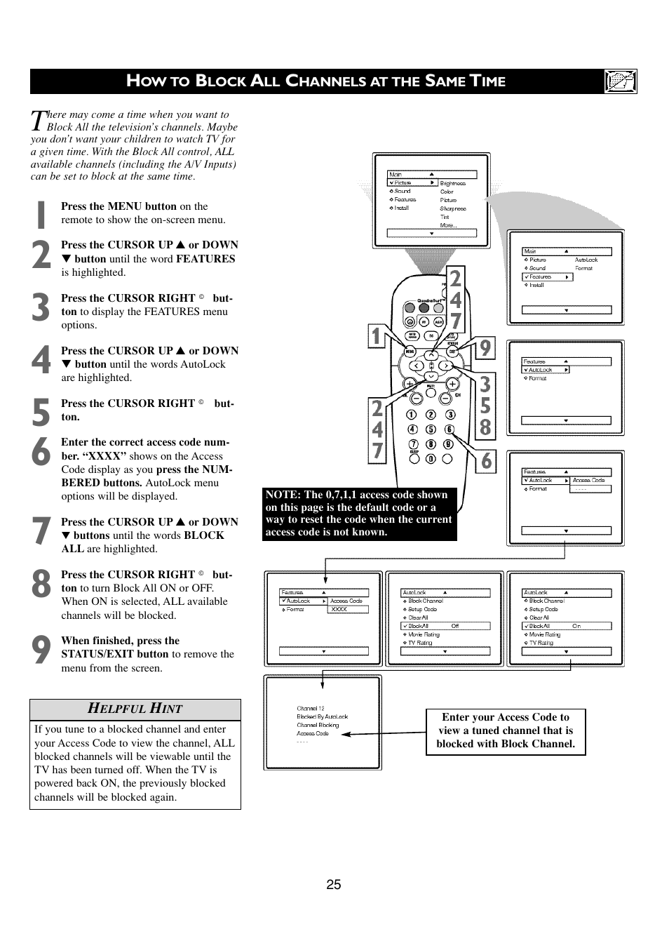 Philips 24PT6341-37E User Manual | Page 25 / 39