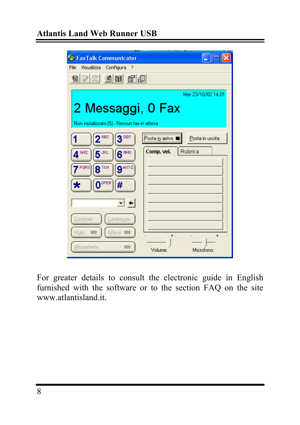 Atlantis Land WEB RUNNER 56K V.90/V.92 User Manual | Page 12 / 14