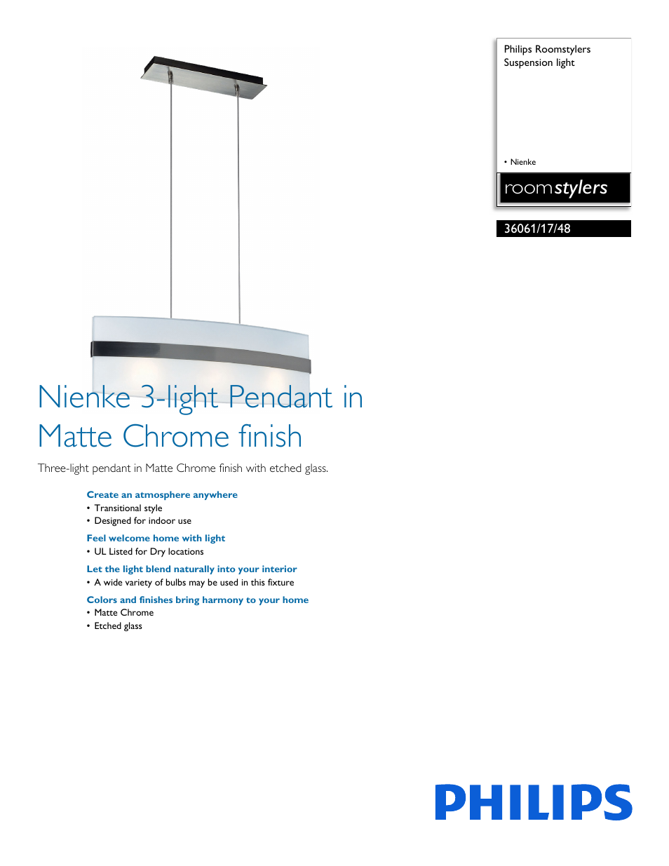 Philips 360611748 User Manual | 2 pages