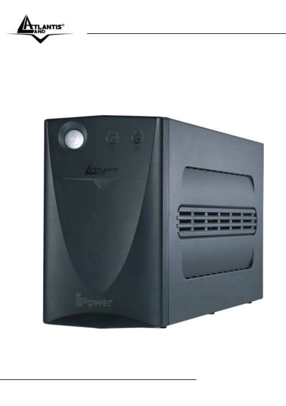 Atlantis Land OnePower Line Interactive UPS A03-P551 User Manual | 46 pages