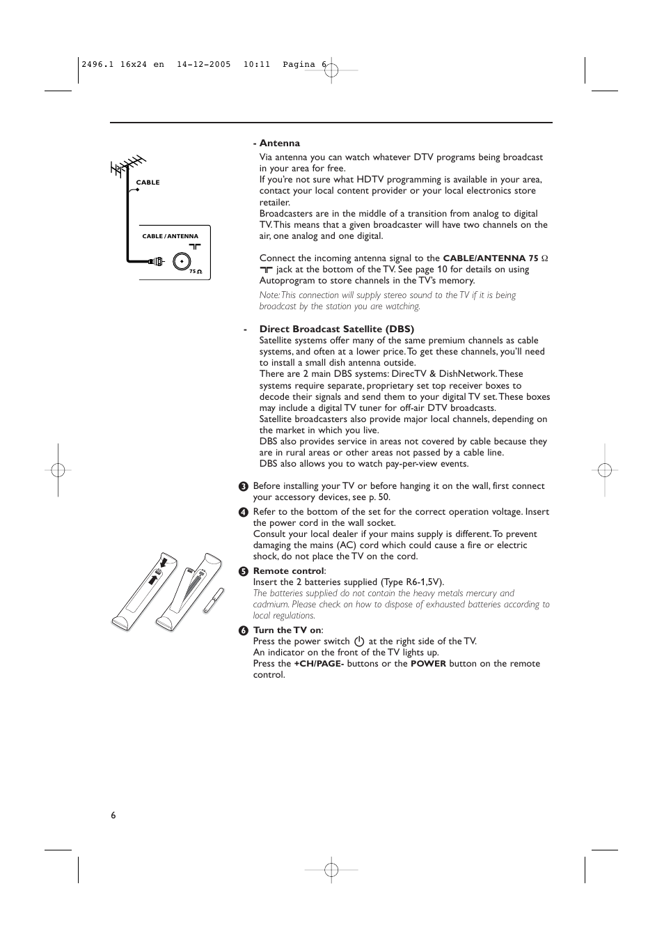 Philips 50PF9830A-37B User Manual | Page 10 / 244