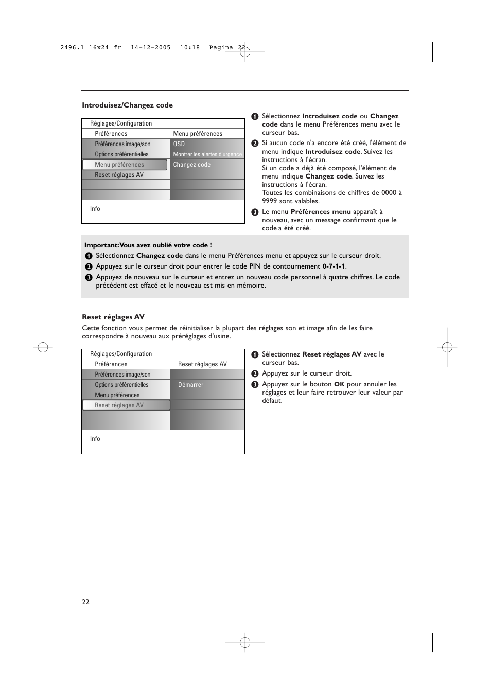 Philips 50PF9830A-37B User Manual | Page 106 / 244