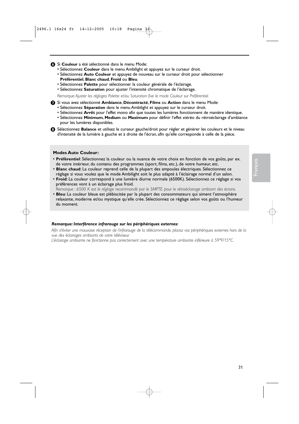 Philips 50PF9830A-37B User Manual | Page 115 / 244