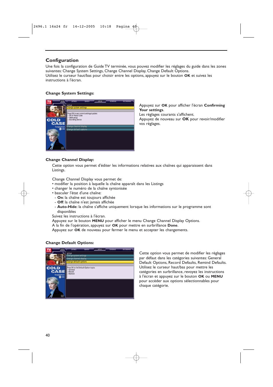 Philips 50PF9830A-37B User Manual | Page 124 / 244