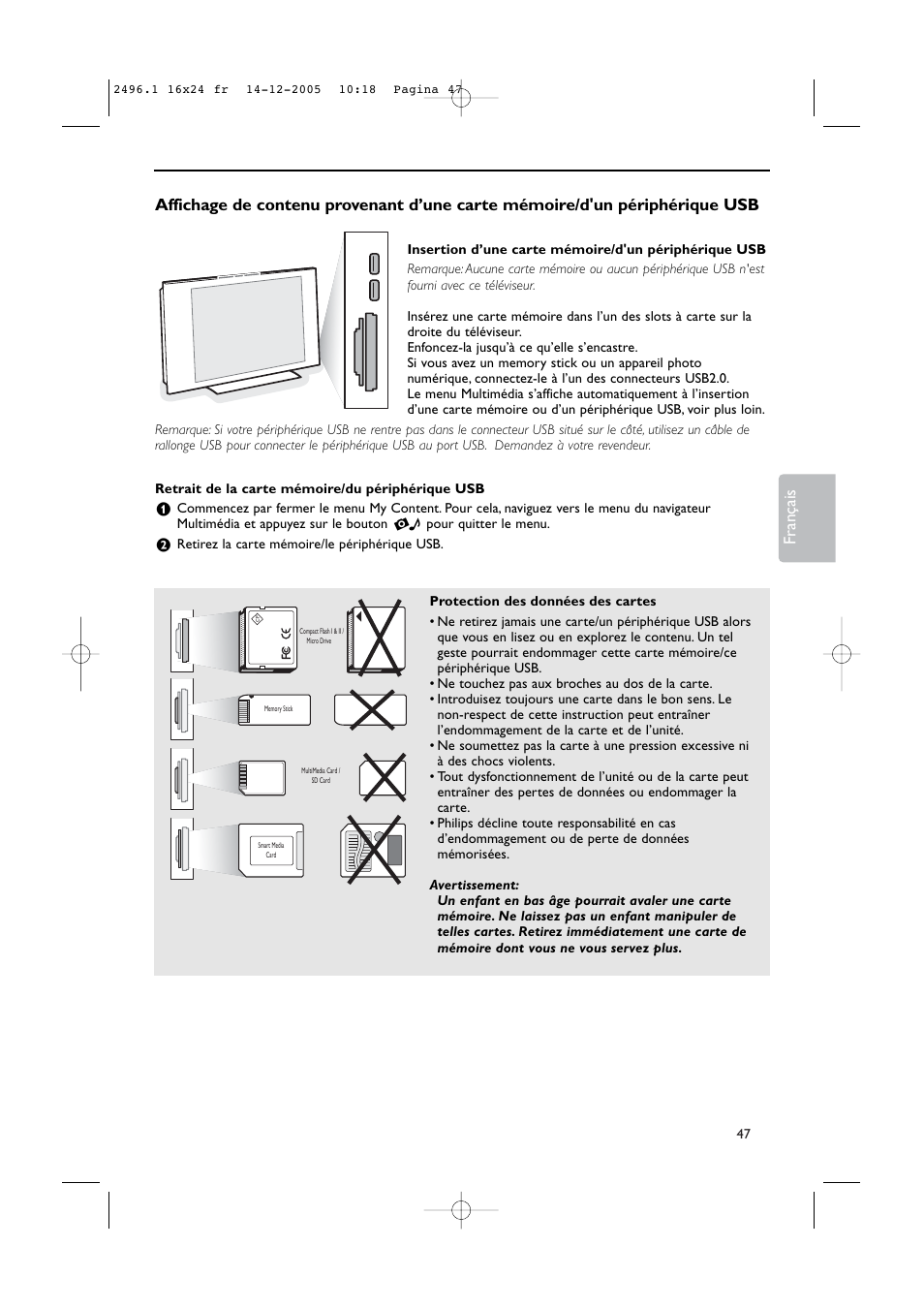 Philips 50PF9830A-37B User Manual | Page 131 / 244
