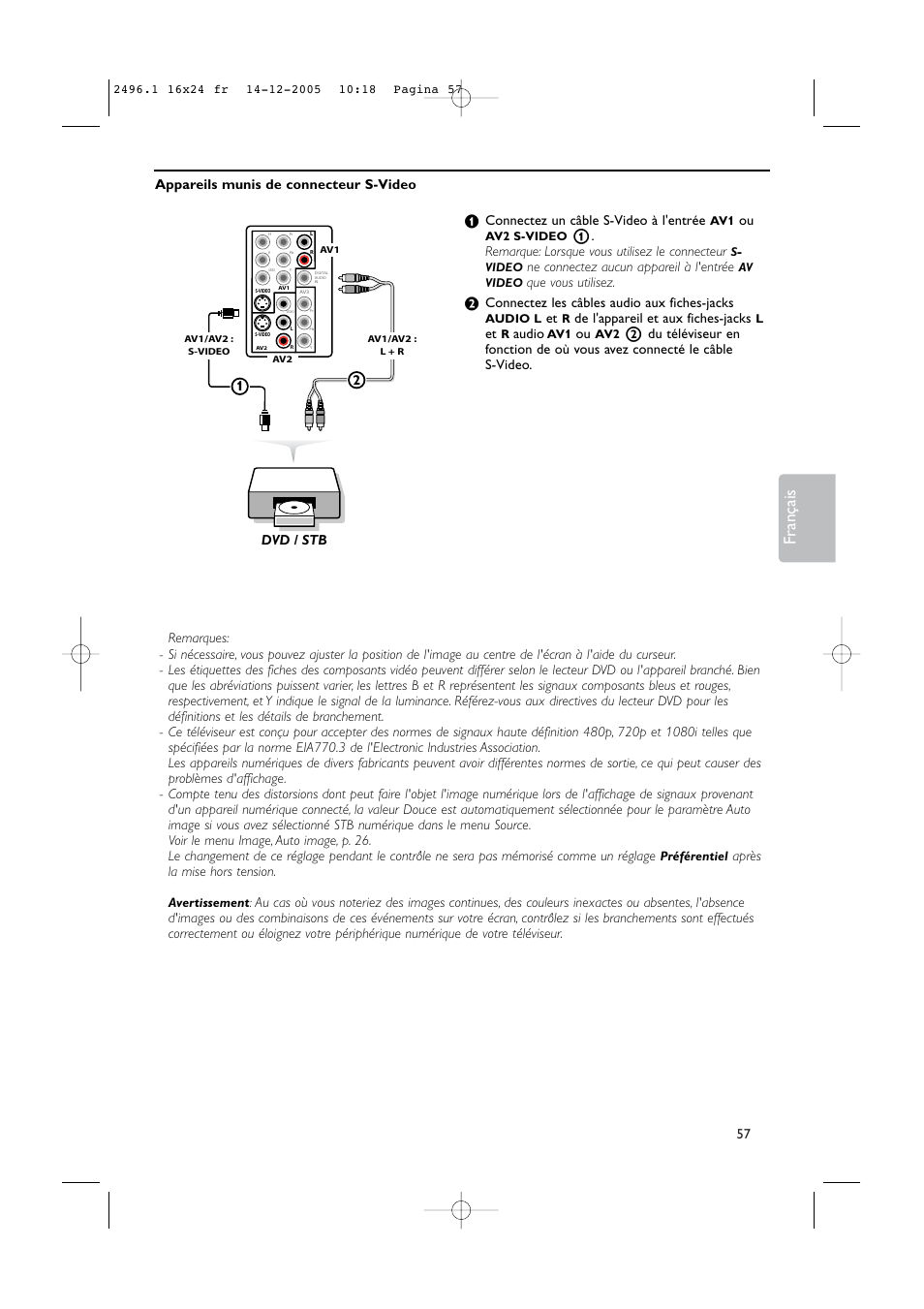 Français | Philips 50PF9830A-37B User Manual | Page 141 / 244