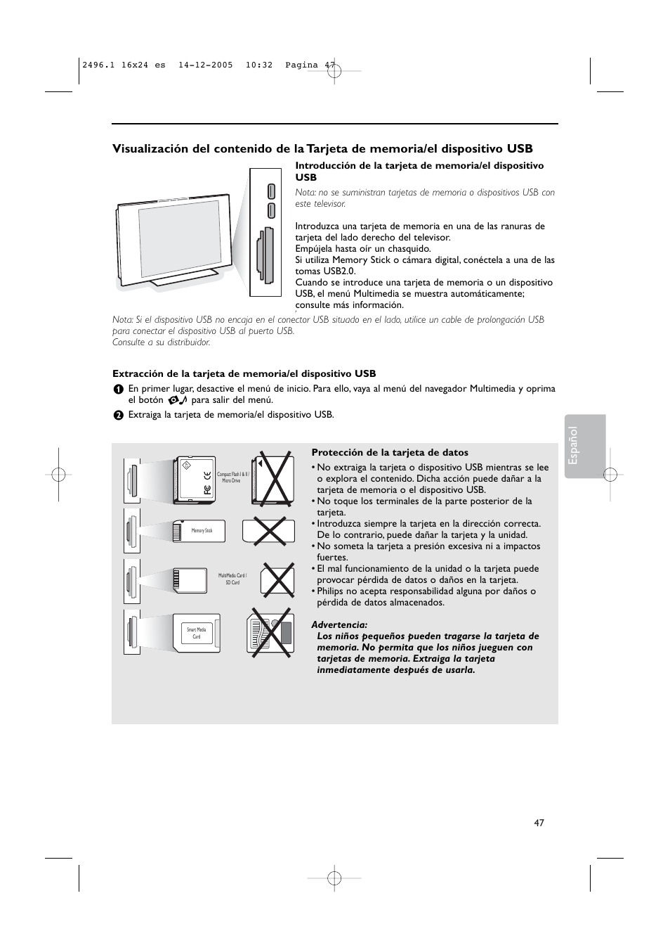 Philips 50PF9830A-37B User Manual | Page 211 / 244