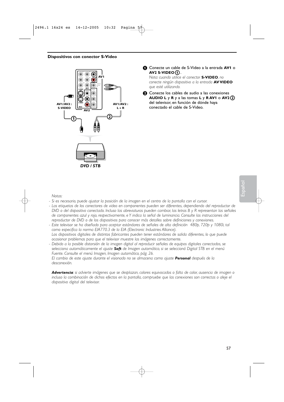 Español | Philips 50PF9830A-37B User Manual | Page 221 / 244
