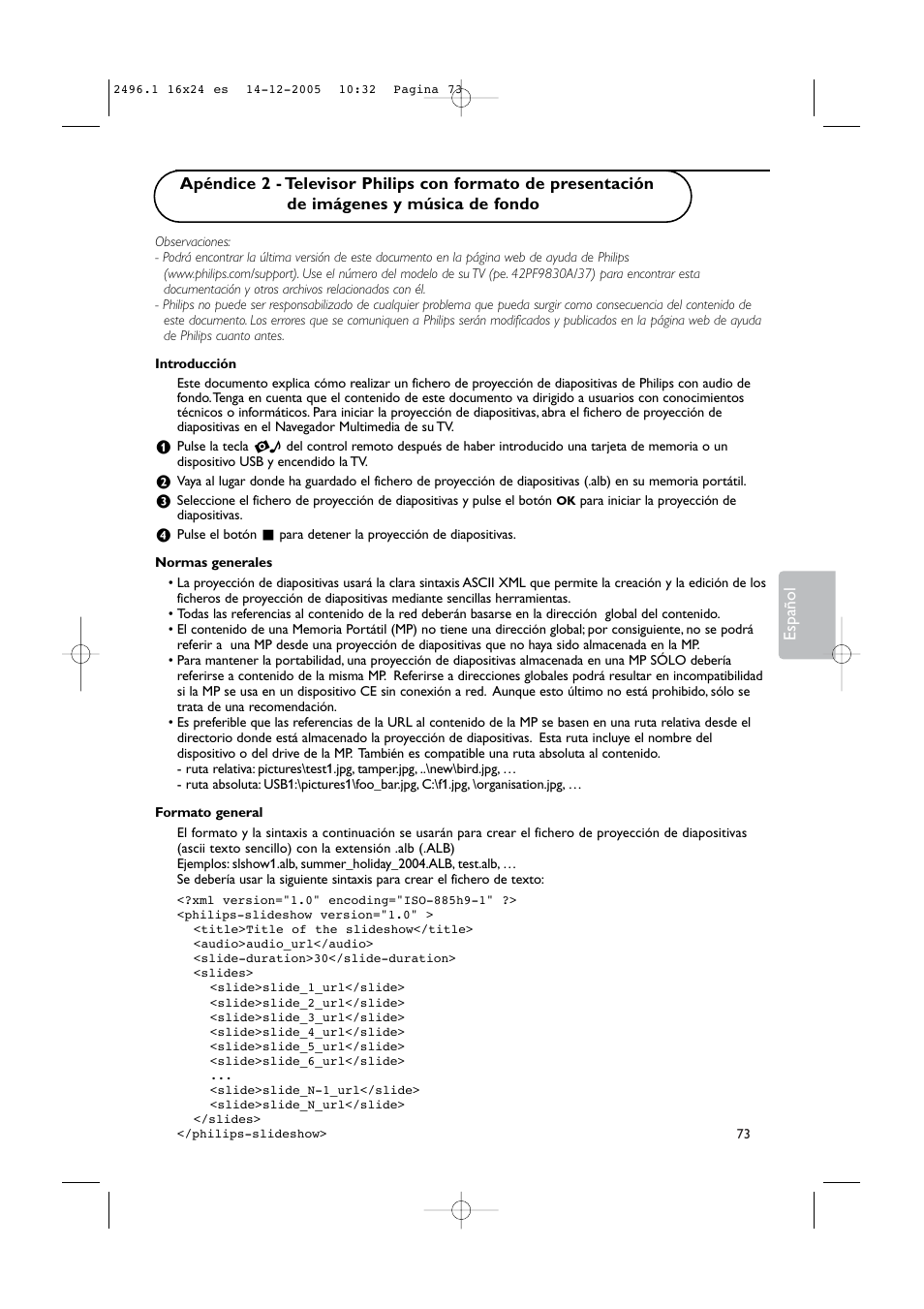 Philips 50PF9830A-37B User Manual | Page 237 / 244