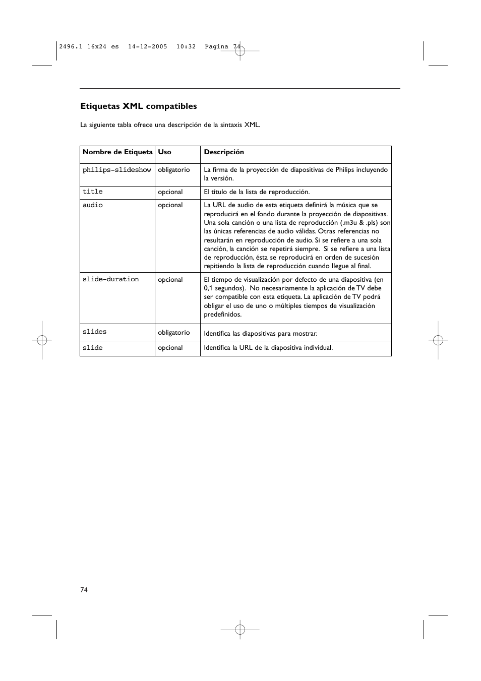 Philips 50PF9830A-37B User Manual | Page 238 / 244