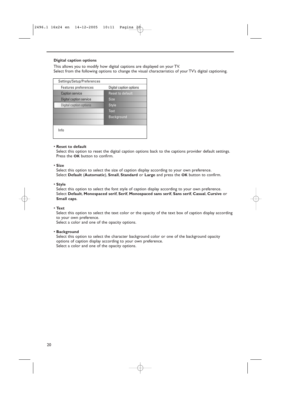 Philips 50PF9830A-37B User Manual | Page 24 / 244