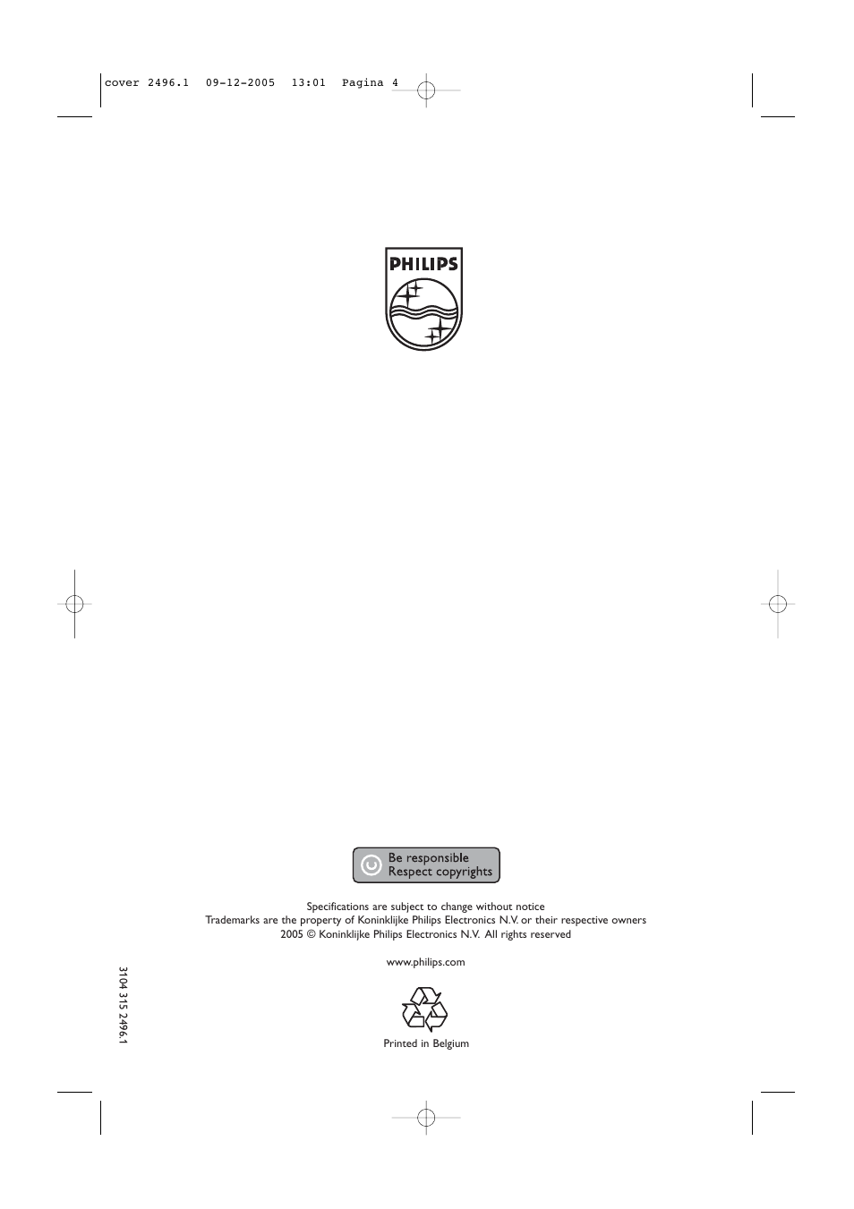 Philips 50PF9830A-37B User Manual | Page 244 / 244