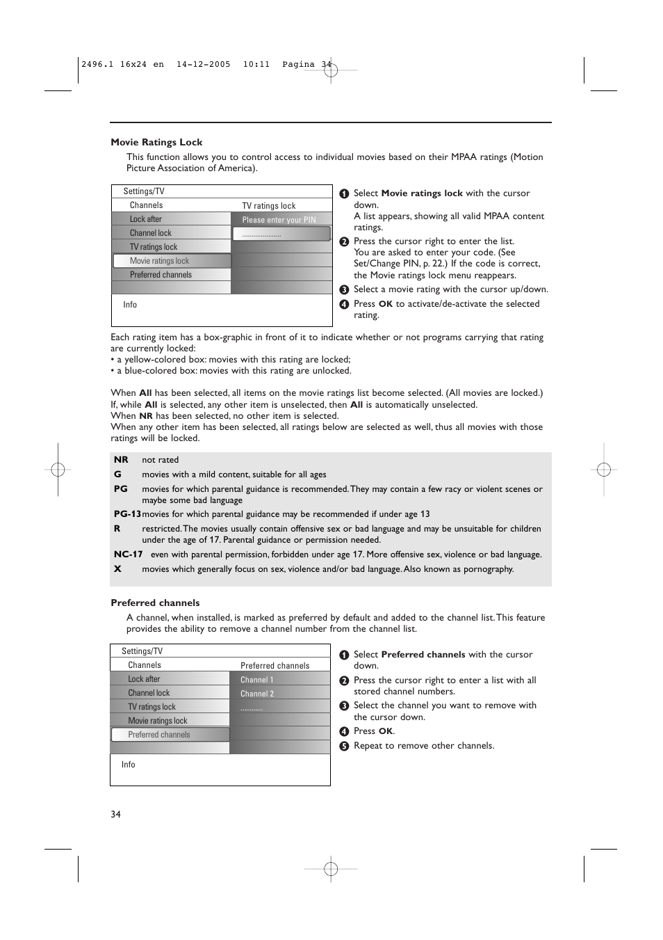 Philips 50PF9830A-37B User Manual | Page 38 / 244