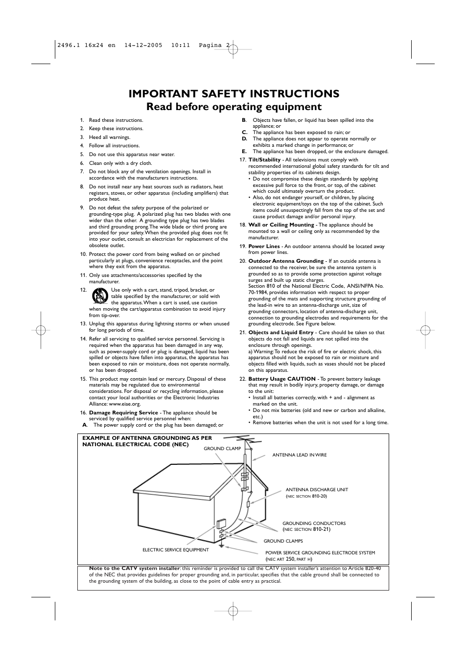 Philips 50PF9830A-37B User Manual | Page 4 / 244