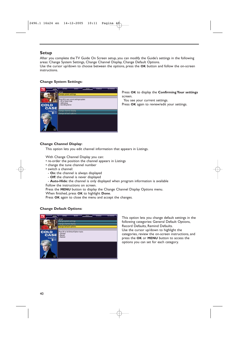 Philips 50PF9830A-37B User Manual | Page 44 / 244