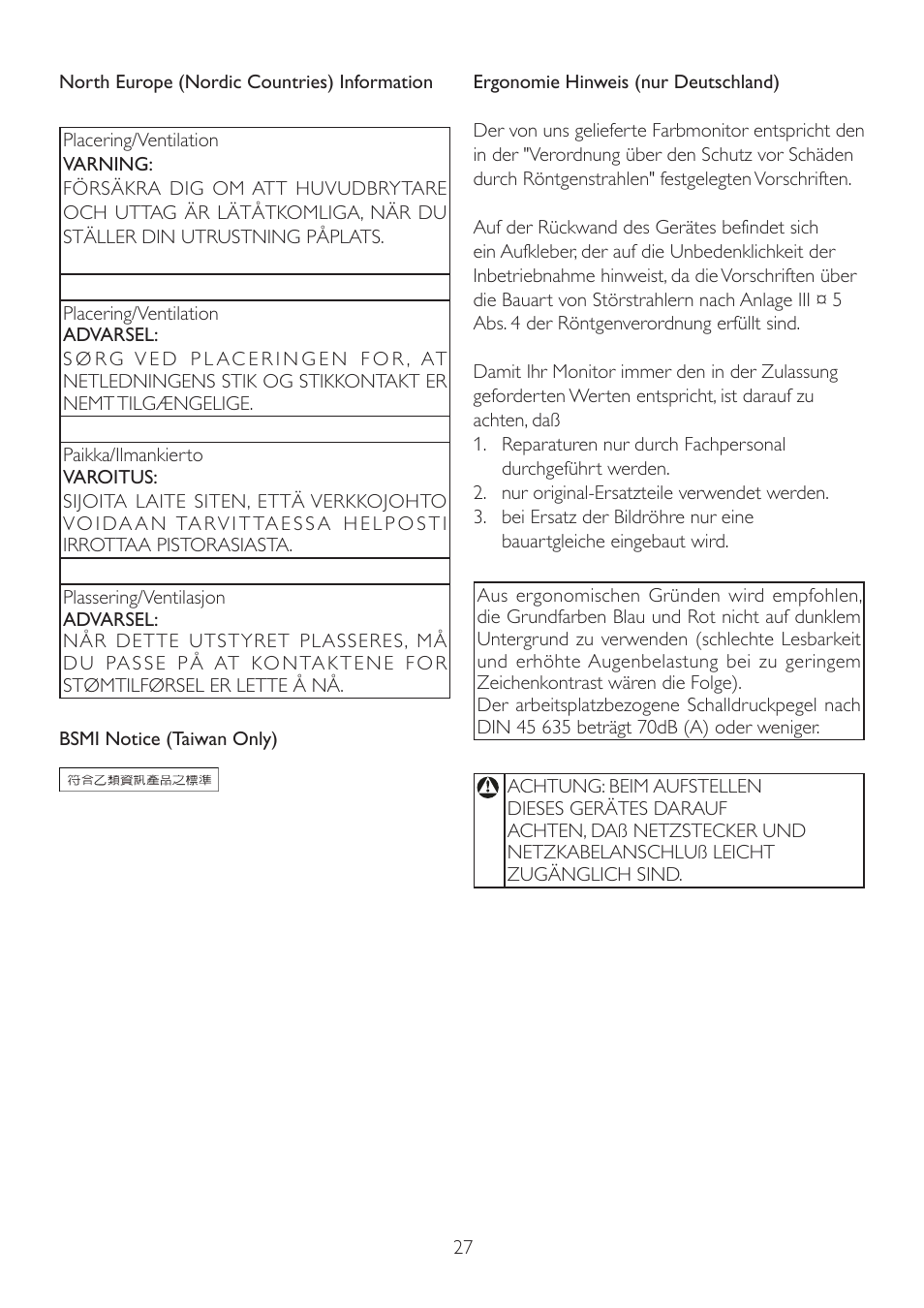 Philips 226C2SB-00 User Manual | Page 29 / 50