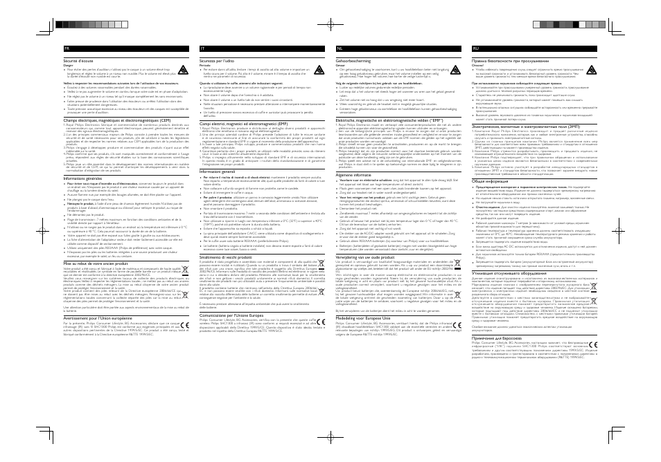 Philips SHC1300-79 User Manual | Page 4 / 4