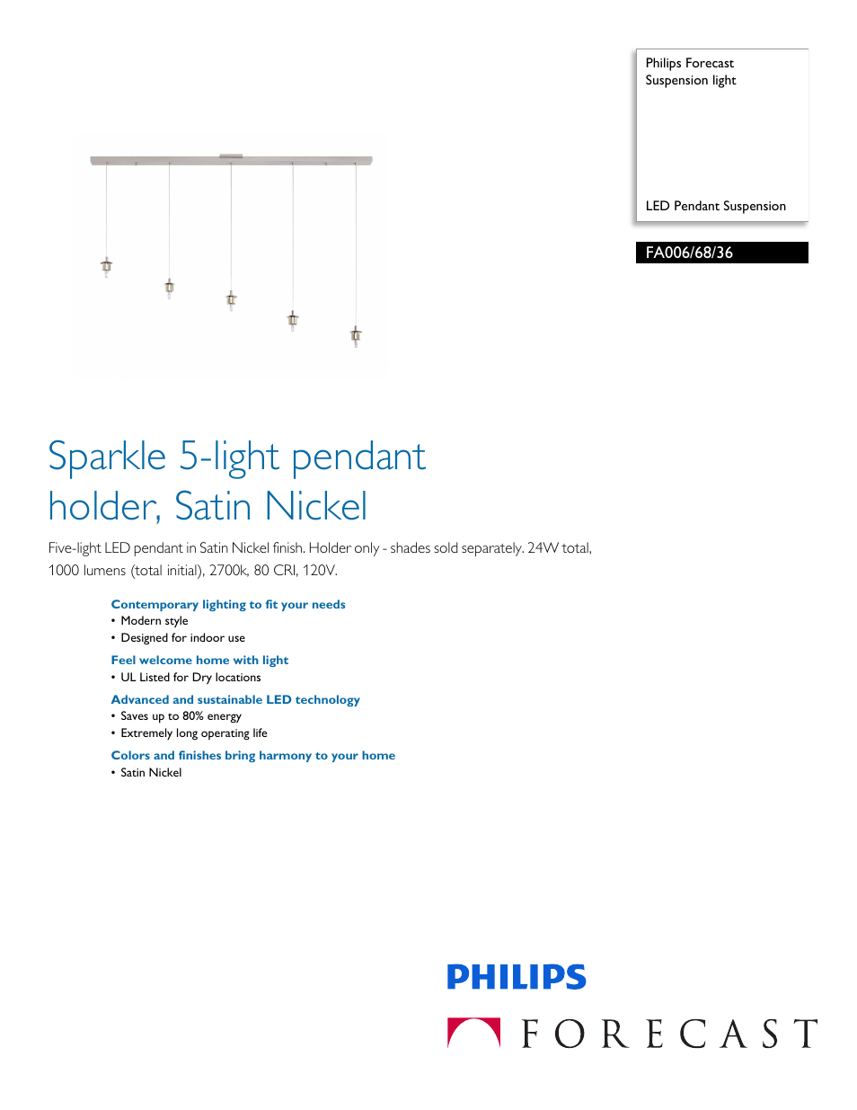 Philips FA0066836 User Manual | 2 pages