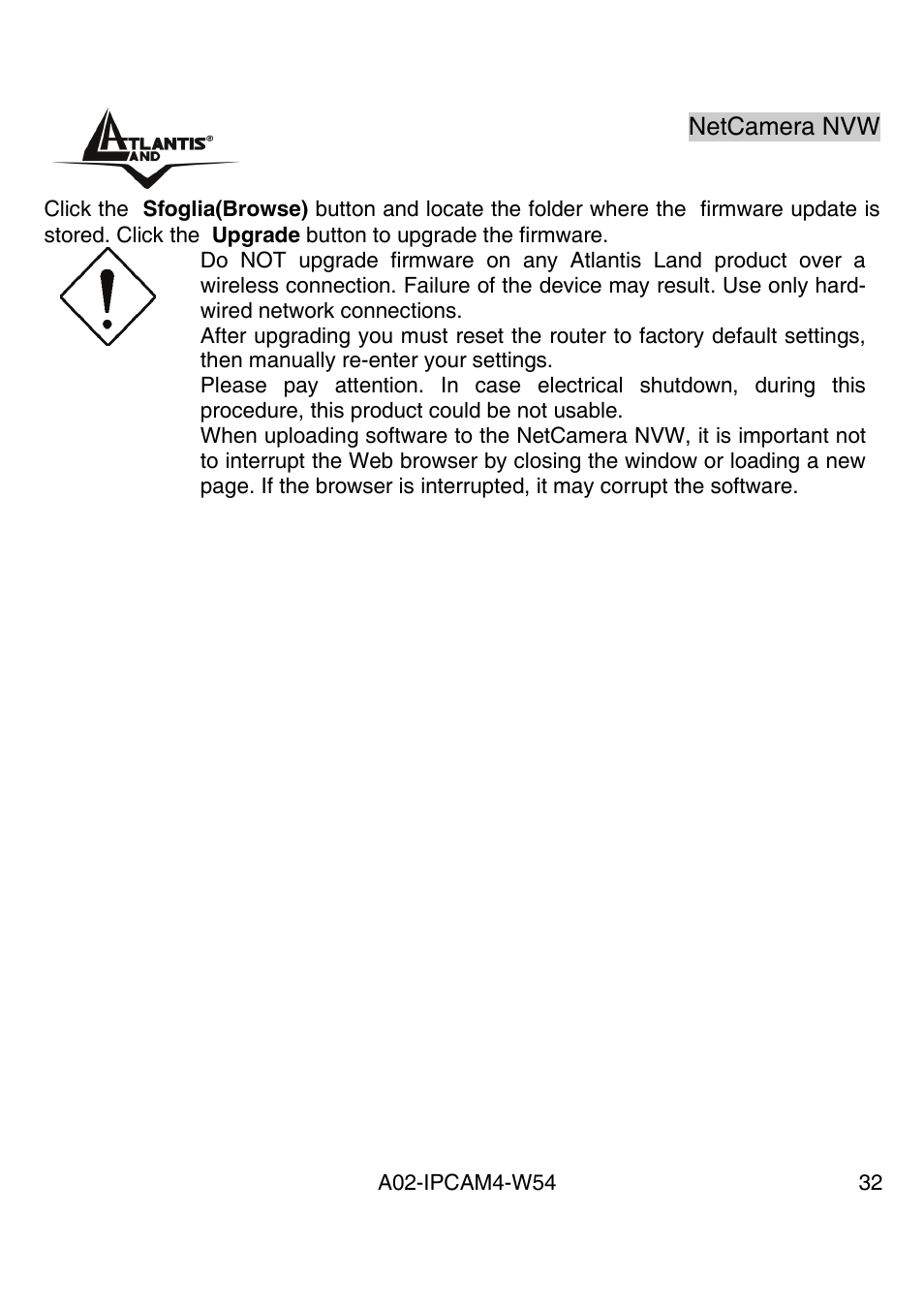 Atlantis Land A02-IPCAM4-W54 User Manual | Page 31 / 85